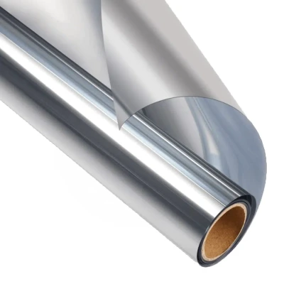 Afbeelding van Foliflex Spiegelfolie 100 x 152 cm Privacy Folie Anti inkijk raamfolie Zonwerend en Isolerend Zilver