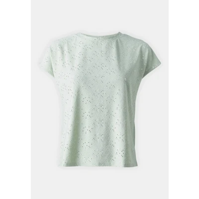Afbeelding van ONLY Onlsmilla NOOS Tshirt print, Dames, Maat: XXS, Frosty green