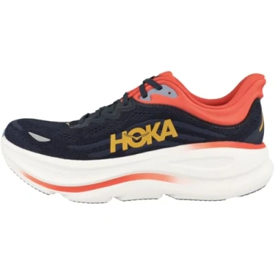 Afbeelding van HOKA Bondi 9 Hardloopschoenen voor op de weg, Heren, Maat: 42, Varsity navy/nautical blue Schoenen