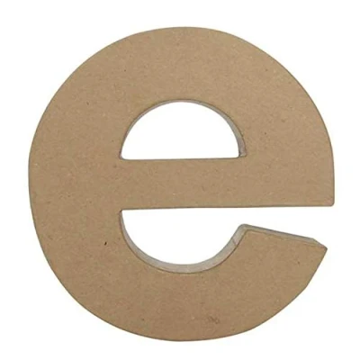 Afbeelding van Décopatch Mache Grappige Letter e