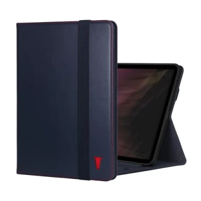 Afbeelding van TORRO Hoes Compatibel met iPad Pro 11 5e Generatie (2024) Premium Lederen 2024 Standaardfunctie, Apple Pencil Connectiviteit en Wake/Sleep functie (Marineblauw)