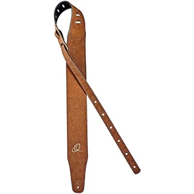 Afbeelding van Ortega Vegan Series gitaarstrap, extra breed, Tan 3&quot;/75mm (OSVG 75TN)