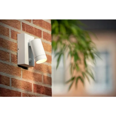 Afbeelding van Lucide TAYLOR Wandspot Buiten 1xGU10 IP54 Wit