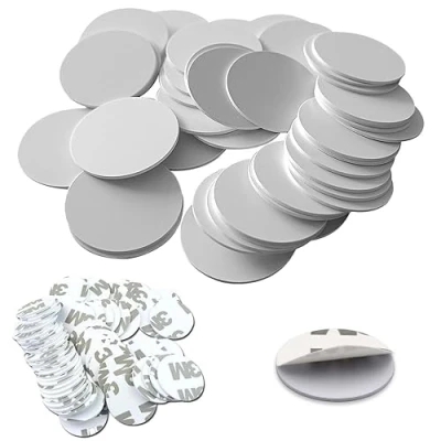 Afbeelding van NTAG215 NFC tags, blanco witte kaart, 25 mm stickers, muntkaarten, compatibel met Amiibo zelfklevende achterkant, compatibele telefoons en apparaten