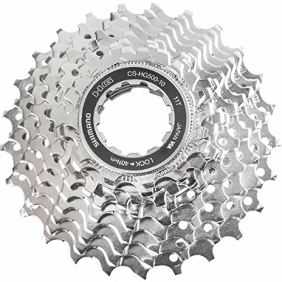 Afbeelding van Shimano CS HG500 10, volwassen, zilver, unisex cassette