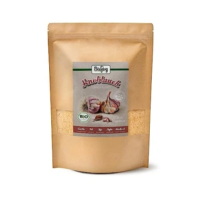 Afbeelding van Biojoy Biologisch Knoflook Granulaat (1 kg), gedroogde Knoflookkorrels (Allium sativum)
