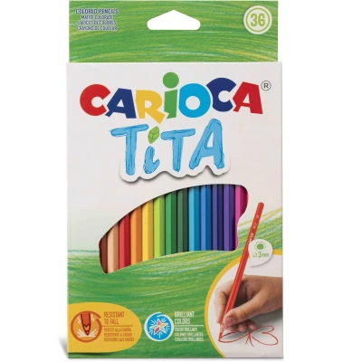 Afbeelding van Carioca kleurpotlood Tita, 36 stuks in een kartonnen etui