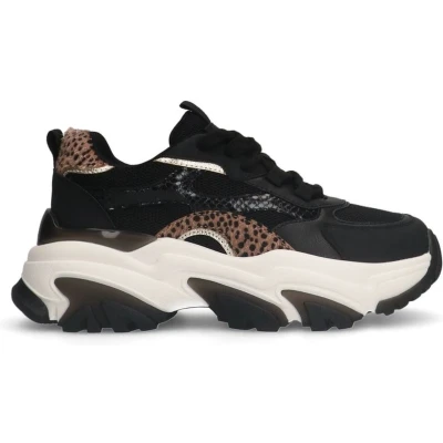 Afbeelding van Sacha Zwarte Dames Lage Sneakers (Maat 36)