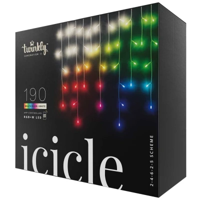 Afbeelding van 190 RGB W LEDs Icicle Lights Generation II Twinkly
