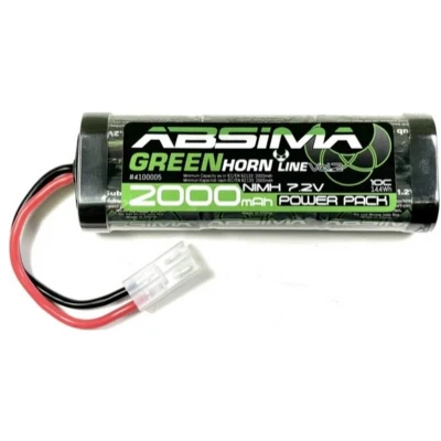 Afbeelding van Absima NiMH accupack 7.2 V 2000 mAh Softcase Tamiya