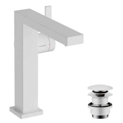 Afbeelding van Hg basin mixer 150 tecturis e fine coolstart with push open waste set 73040700