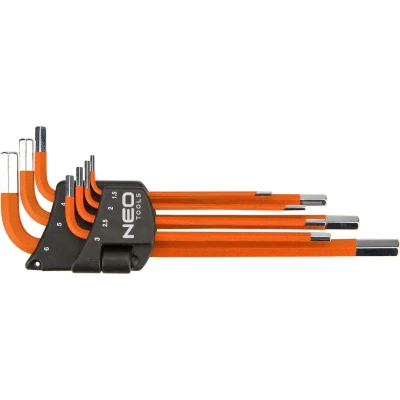Afbeelding van Neo Tools Inbusset Kort, 1,5 6,0mm, Din 911, Iso 2936, S2 Staal