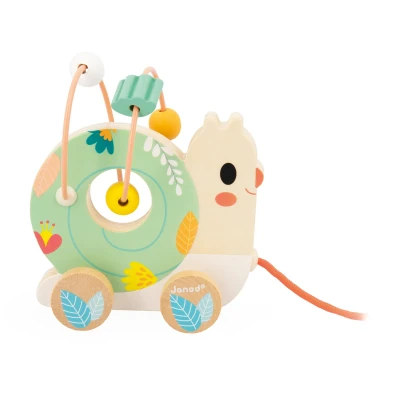Afbeelding van Janod PURE Looping Pulling Figures Animals Speelgoed voor kinderen, Maat: One Size, Multi coloured