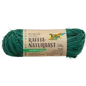 Afbeelding van Folia raffia smaragdgroen