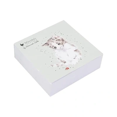 Afbeelding van Wrendale Sticky Notes Cat Ladybird Designs Memoblokje