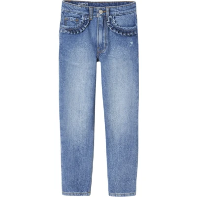 Afbeelding van Vertbaudet Rechte jeans MorphologiK meisjes heupomvang Small
