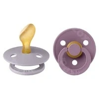 Afbeelding van BIBS Colour Fopspeen Anatomisch Stage 2 Grey/Mauve Duopack