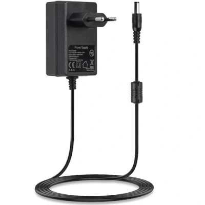 Afbeelding van Wicked Chili 1,5m voeding compatibel met AVM FRITZ!Box 7590AX en Fritz!Repeater 6000 2.500mA vervanging voor 12V voedingen 311P0W134, 311P0W135, 311P0W165, 311P0W185 (100 240V) zwart