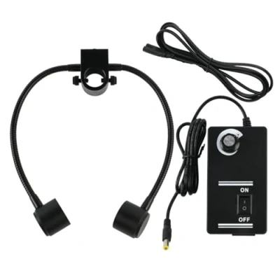 Afbeelding van ZTBH Microscoop Accessoires Kit Video Stereo Verlichting, 24 LED Verstelbare Ring Zijlicht Slides (Kleur: 22MM)