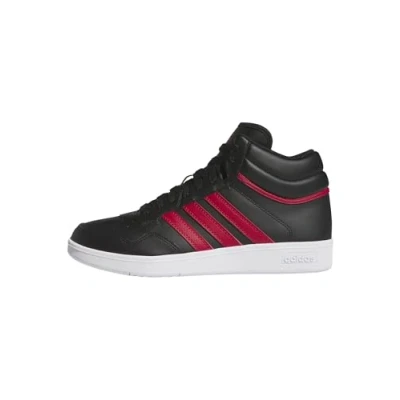 Afbeelding van adidas Uniseks Volwassen HOOPS 4.0 MID SHOES, core black/team victory red/ftwr white, 40 2/3 EU