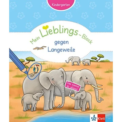 Afbeelding van Klett Mein Lieblings Block gegen Langeweile: Kindergarten ab 3 Jahren. Das kannst du alleine!