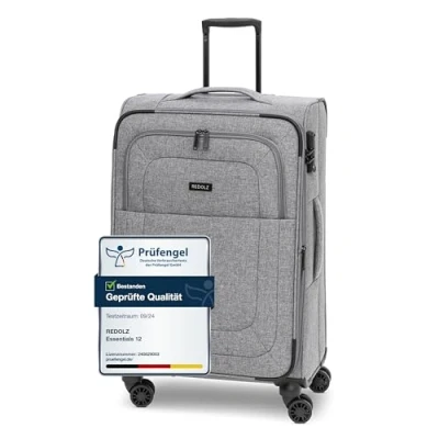 Afbeelding van Redolz Essentials 12 MEDIUM 4 wiel trolley 67 cm met uitbreidingsplooi