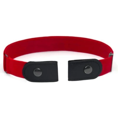 Afbeelding van ProductGoods Elastische Riem 2.0 Gespvrije Rekbare Zonder Gesp Stretch Rood