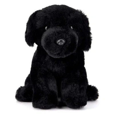 Afbeelding van Zappi Co Buddy de zwarte labrador, pluche hond (20 cm) trouwe metgezel, zacht, behaaglijk, 100% gerecycled perfecte hondenvriend