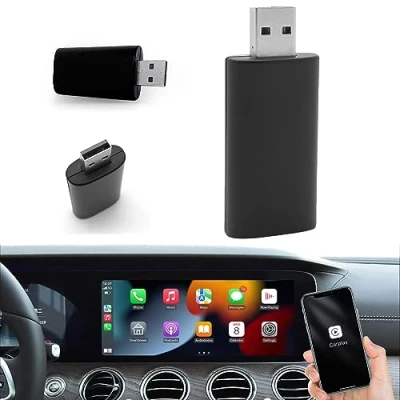 Afbeelding van Sunweyer Plug &amp; Play Draadloze CarPlay adapter Ondersteuning Fabriek Bedrade naar Caplay Dongle Converteren Auto Modeljaar: van 2016 tot 2023