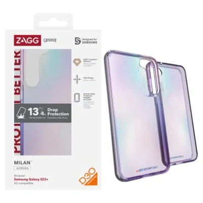 Afbeelding van Samsung Galaxy S23 Plus Hoesje Gerecycled Kunststof Gear4 Hardcase/Backcover Transparant Telefoonhoesje Shockproof/Valbescherming