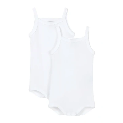 Afbeelding van Petit Bateau 2 PACK A Bretelles Permanent Body voor kinderen, Maat: 74, White