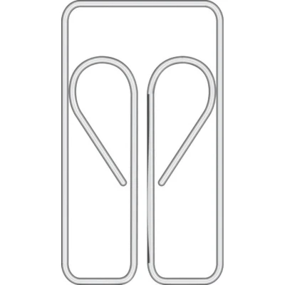 Afbeelding van Paperclips Alco 22mm uilvorm doos 100 stuks