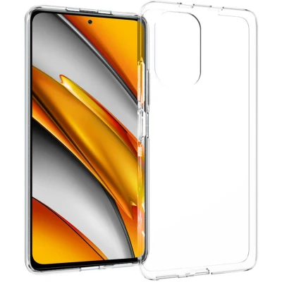 Afbeelding van Xiaomi Poco F3 Hoesje Siliconen en TPU (zacht) Accezz Softcase/Backcover Transparant Telefoonhoesje