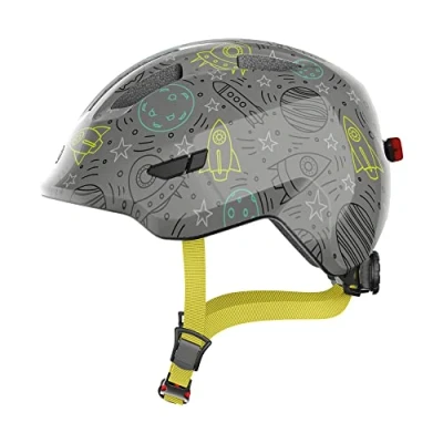 Afbeelding van Abus Smiley 3.0 Led Fietshelm Kinderen Grey Space M (50 55 cm)