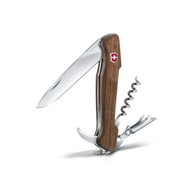 Afbeelding van Victorinox Winemaster Sommeliersmes Walnoot met Lederen Etui
