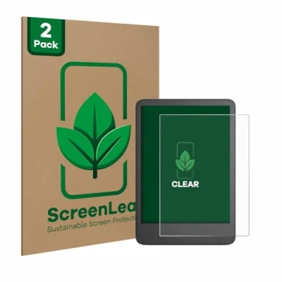 Afbeelding van ScreenLeaf Screenprotector voor Amazon Kindle 2024 Duurzame schermbescherming Folie Beschermfolie transparant (2 Stuks)