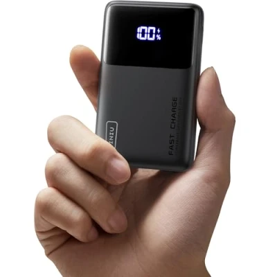 Afbeelding van INIU Power Bank, 22,5 W Ultra Slim 10.000 mAh powerbank, snellader, LED display, draagbare oplader, PD3.0 QC4.0, 3A uitgangen, zaklamp, mobiele telefoon batterij, compatibel met iPhone 16 15 14 13