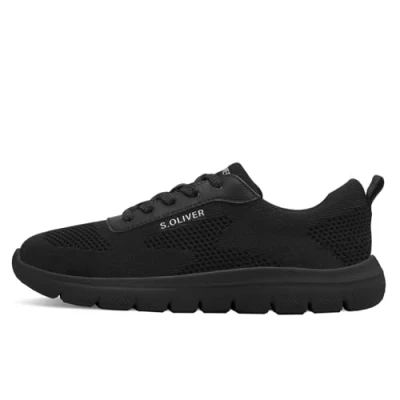 Afbeelding van s.Oliver Low 5 23622 44 sneakers voor dames, zwart, 40 EU, EU