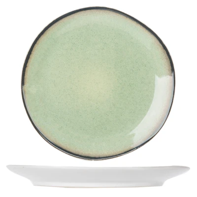 Afbeelding van Cosy &amp; Trendy Dinerborden Fez Groen ø 28 cm 4 Stuks
