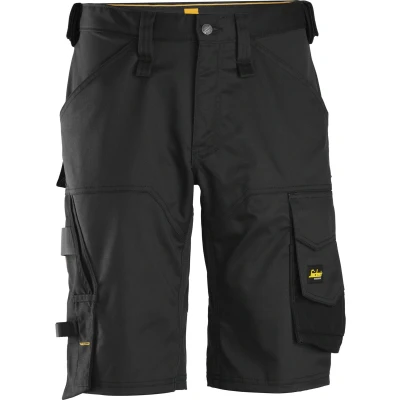 Afbeelding van Snickers Allroundwork, Stretch Loose Fit Korte Werkbroek,Zwart Zwart (0404),052