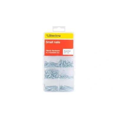 Afbeelding van Sterling PNAIL1 Verschillende kleine nagels, kleurloos, 1000 stuks, stuks
