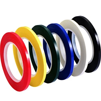 Afbeelding van 6 stuks 3 mm breed grafisch bord tape grid kunst markeertape whiteboard gridding zelfklevende kleuren