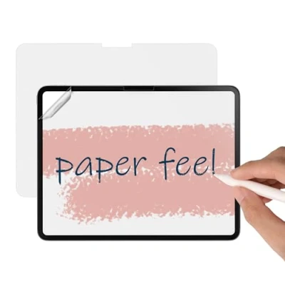 Afbeelding van kwmobile tablet screenprotector geschikt voor Apple iPad Pro 13&quot; (2024) screen protector Matte krasbestendige beschermfolie Met papiereffect