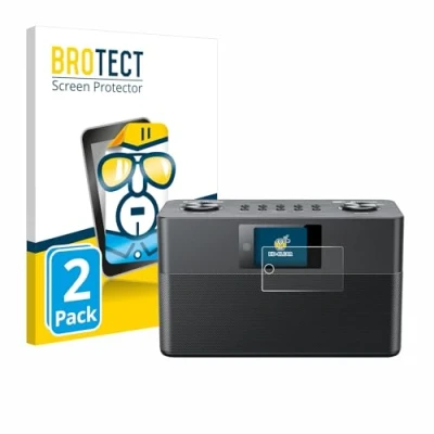 Afbeelding van BROTECT Screenprotector voor Kenwood Smart Radio CR ST100S B Folie Beschermfolie transparant (2 Stuks)