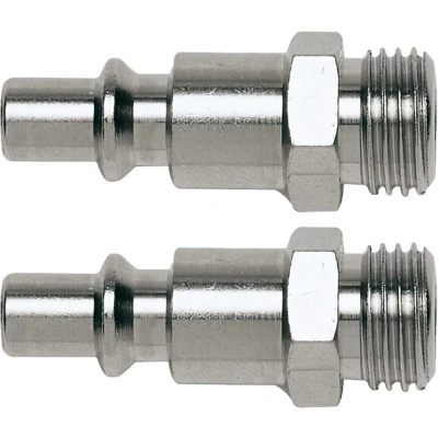 Afbeelding van CriKo insteeknippel voor compressor Orion x 1/4&quot; buitendraad 2 stuks