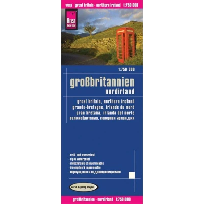 Afbeelding van Reise Know How Landkarte Großbritannien 1 : 750 000: reiß und wasserfest (world mapping project)