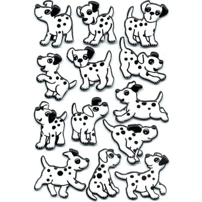 Afbeelding van Etiket HERMA 6661 dalmatiërs foam Blister a 1 vel 100 stuks