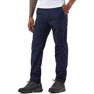 Afbeelding van YAWHO wandelbroek voor heren, outdoorbroek, trekkingbroek, softshellbroek, functionele broek, cargobroek, sneldrogend, waterdicht, winddicht, S