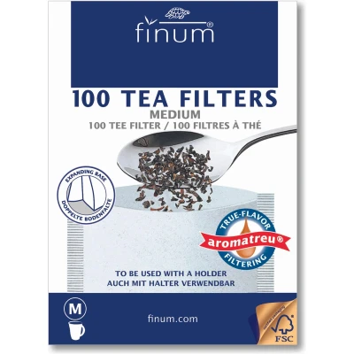 Afbeelding van Thee filterzakjes Medium M (100pcs)