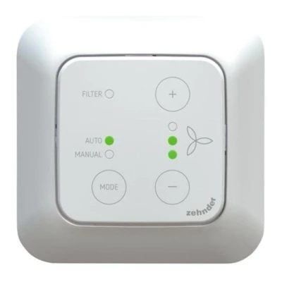 Afbeelding van Zehnder comfoswitch c55 bedieningspaneel 3 standen regeling bedraad uitvoeren 655010245